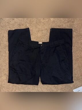 St. John's Bay Men's Black Casual Chino Pants